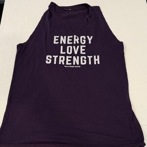 Burn boot camp Purple Tank Top